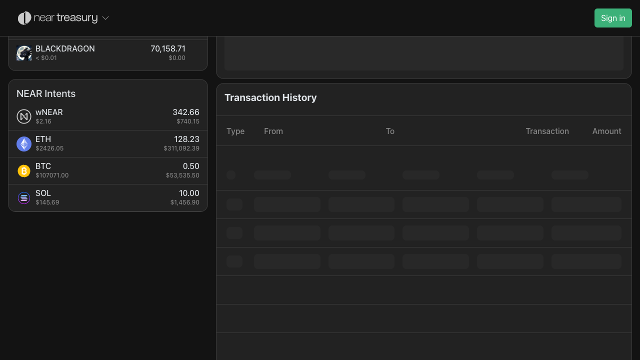 Token Amount Display