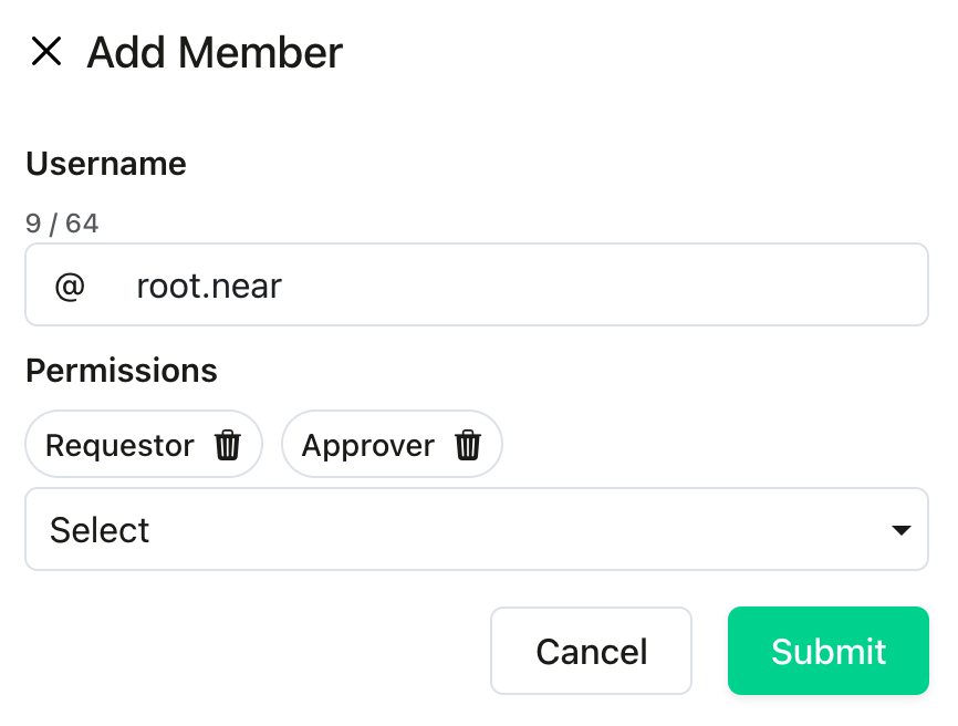 add members