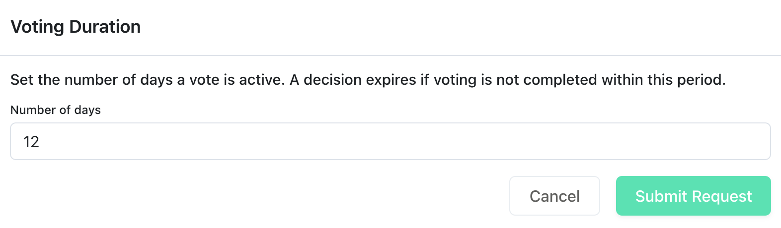 voting duration